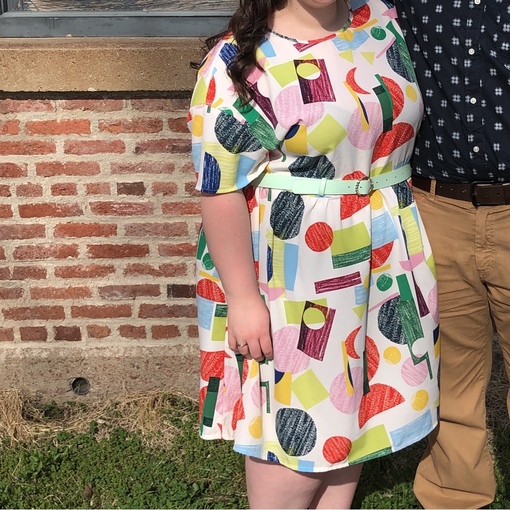 SHEIN curve plus babydoll dress